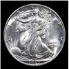 Image 2 : 1937-p Walking Liberty Half Dollar 50c Grades Select Unc