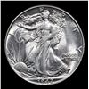 Image 2 : 1942-p Walking Liberty Half Dollar 50c Grades Select+ Unc