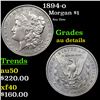 1894-o Morgan Dollar $1 Grades AU Details