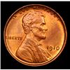 Image 2 : 1910-p Lincoln Cent 1c Grades Gem+ Unc RB