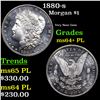 Image 1 : 1880-s Morgan Dollar $1 Grades Choice Unc+ PL