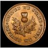 Image 2 : 1863 Pittsburgh Civil War Token 1c Grades Unc Details