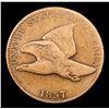 Image 2 : 1857 Flying Eagle Cent 1c Grades f+
