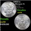 1902-s Morgan Dollar $1 Grades Choice AU/BU Slider