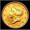 Image 2 : 1851 Gold Dollar $1 Grades Select Unc