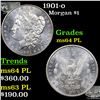Image 1 : 1901-o Morgan Dollar $1 Grades Choice Unc PL