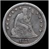 Image 2 : 1875-p Seated Liberty Quarter 25c Grades vf++