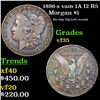 Image 1 : 1896-s Morgan Dollar vam 1A I2 R5 $1 Grades vf++