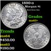 Image 1 : 1890-o Morgan Dollar $1 Grades Select+ Unc