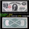 1917 $1 Large Size Legal Tender, Signatures of Spellman & White, FR39  Grades xf+