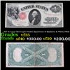 1917 $1 Large Size Legal Tender, Signatures of Spellman & White, FR39  Grades vf++