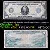 1914 $10 Large Size Blue Seal Federal Reserve Note7-G Chicago, IL Grades f+