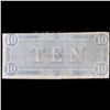 Image 3 : 1864 $10 Confederate Note, T-68 Grades vf+