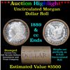 ***Auction Highlight*** 1889 & CC Uncirculated Morgan Dollar Shotgun Roll (fc)