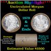 ***Auction Highlight*** 1879 & CC Uncirculated Morgan Dollar Shotgun Roll (fc)