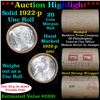 Image 1 : ***Auction Highlight*** Full solid date Uncirculated 1922-p Peace silver dollar roll, 20 coins (fc)