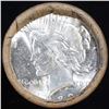 Image 2 : ***Auction Highlight*** Full solid date Uncirculated 1922-p Peace silver dollar roll, 20 coins (fc)