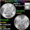 Image 1 : ***Auction Highlight*** 1903-o Morgan Dollar $1 Graded ms65+ By SEGS (fc)