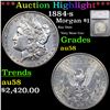 ***Auction Highlight*** 1884-s Morgan Dollar $1 Graded au58 By SEGS (fc)