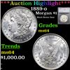***Auction Highlight*** 1889-o Morgan Dollar $1 Graded ms64 By SEGS (fc)