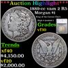 ***Auction Highlight*** 1889-cc Morgan Dollar vam 2 R5 $1 Graded vf30 By SEGS (fc)