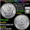 ***Auction Highlight*** 1886-o Morgan Dollar Near Top POP! $1 Graded ms64+ By SEGS (fc)