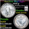 ***Auction Highlight*** 1916-p Standing Liberty Quarter 25c Graded ms62 details By SEGS (fc)