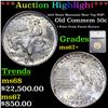 ***Auction Highlight*** 1925 Stone Mountain Old Commem Half Dollar Near Top POP! 50c Graded ms67+ By