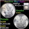 ***Auction Highlight*** 1880-p Morgan Dollar $1 Graded ms65+ By SEGS (fc)