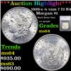 ***Auction Highlight*** 1898-s Morgan Dollar /s vam 7 I3 R4 $1 Graded ms64 By SEGS (fc)