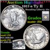***Auction Highlight*** 1917-s Ty II Standing Liberty Quarter 25c Graded ms66+ FH By SEGS (fc)