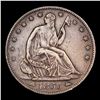 Image 2 : ***Auction Highlight*** 1855-s Seated Half Dollar 50c Graded vf++ By USCG (fc)