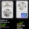 Image 1 : NGC 1887-p Morgan Dollar $1 Graded ms65 By NGC