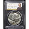 Image 2 : PCGS 1974-s Silver Eisenhower Dollar $1 Graded ms66 By PCGS