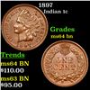 Image 1 : 1897 Indian Cent 1c Grades Choice Unc BN
