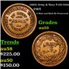 (1863) Army & Navy Civil War Token F-221/324a 1c Grades Select AU