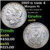 1897-o Morgan Dollar vam 4 $1 Grades Choice AU/BU Slider