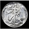 Image 2 : 1942-p Walking Liberty Half Dollar 50c Grades Choice AU/BU Slider