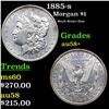 1885-s Morgan Dollar $1 Grades Choice AU/BU Slider+
