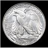 Image 3 : 1945-p Walking Liberty Half Dollar 50c Grades GEM Unc