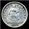 Image 2 : 1857-p Seated Liberty Half Dime 1/2 10c Grades xf