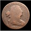 Image 2 : 1801 1/000 Draped Bust Large Cent 1c Grades g+