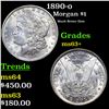 Image 1 : 1890-o Morgan Dollar $1 Grades Select+ Unc