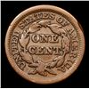 Image 3 : 1847 Braided Hair Large Cent /7 N-2 R3 1c Grades vg details