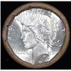 Image 2 : ***Auction Highlight*** AU/BU Slider Shotgun Peace $1 Roll Solid 1922-p Virtually UNC (fc)