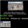 Image 1 : Ultra Rare 1891 $1 Trteasury Note "Stanton Note" FR-351 Tillman-Morgan Graded VG10 By PMG