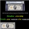 1928 $10 Gold Certificate, Signatures Woods/Mellon FR-2400 Graded vf35 EPQ By PMG