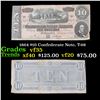 Image 1 : 1864 $10 Confederate Note, T-68 Grades vf++