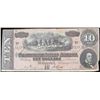 Image 2 : 1864 $10 Confederate Note, T-68 Grades vf++