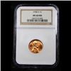 Image 2 : NGC 1958-d Lincoln Cent 1c Graded ms66 rd By NGC